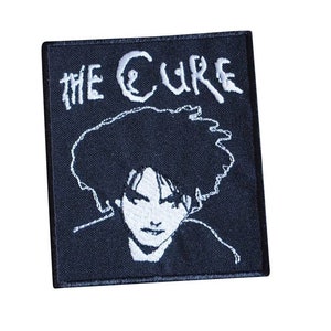 THE CURE geborduurde patch, Malice, Easy Cure, Siouxsie and the Banshees, The Glove, Gothic rock, Dead Can Dance, Deftones, 534993