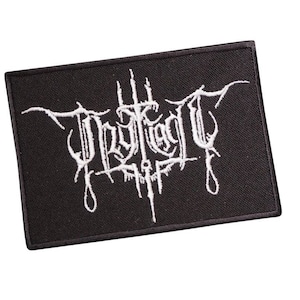 May include: Black embroidered patch with white lettering that reads "Profanity".