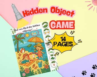 Hidden Object Coloring Pages: Seasonal Spy and Find Activity Book