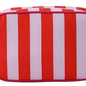 monogrammed mahjong tile bag red