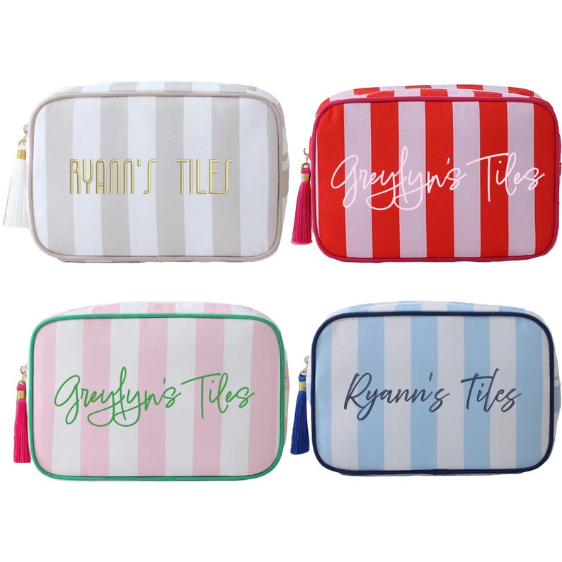 Custom Monogramed Mahjong Tile Bag image 2
