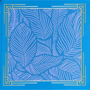 The Paradise Mahjong Mat - Tropical Teal