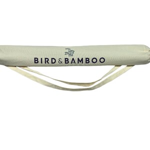 bird and bamboo mahjong mat bag side