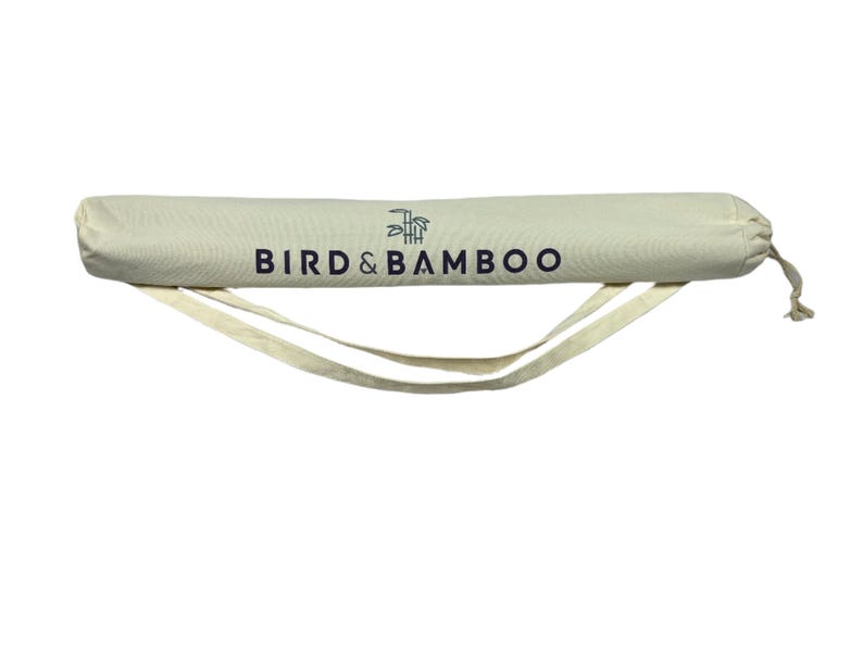 bird and bamboo mahjong mat bag side