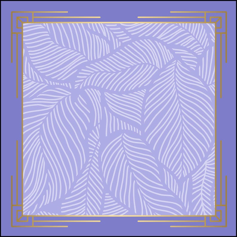 The Paradise Mahjong Mat- Lovely Lavender