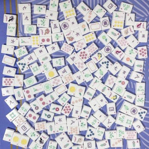 The Boho Chic Mahjong Tile Set