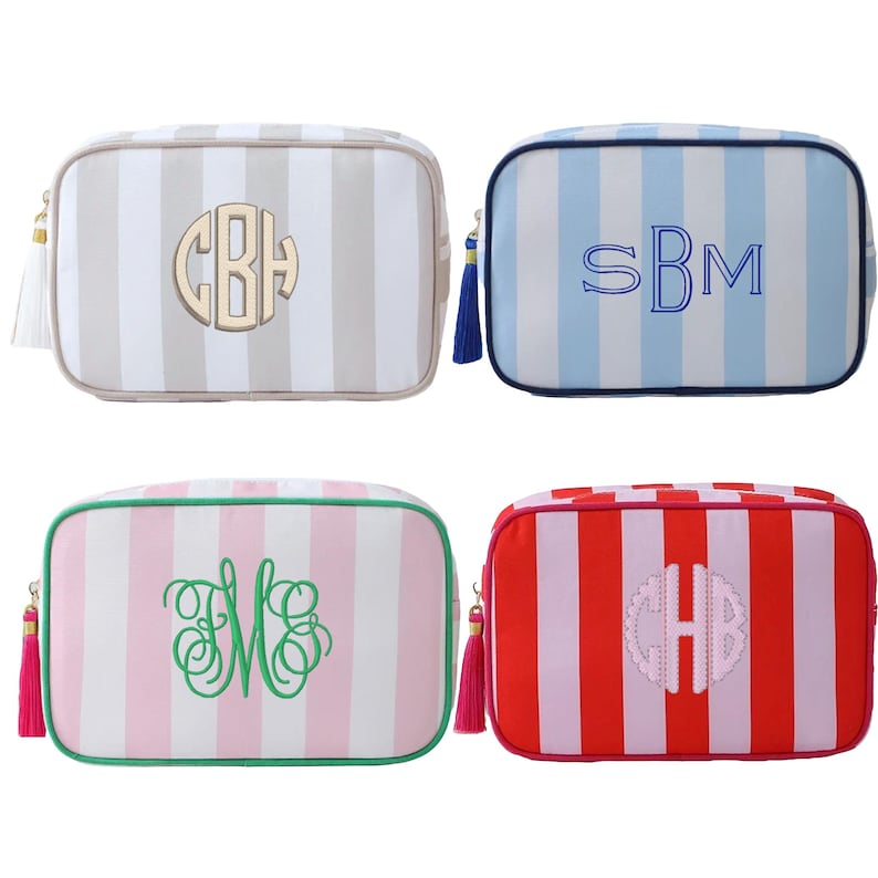 Custom Monogramed Mahjong Tile Bag image 1