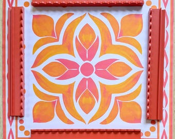 The Tangelo Delphine Mahjong Mat