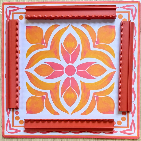 The Tangelo Delphine Mahjong Mat