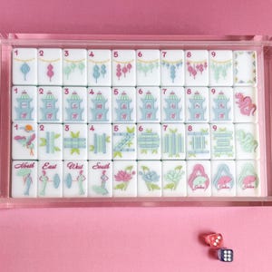 The Allure Mahjong Tile Set w/ Acrylic Display Box