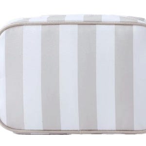 monogrammed mahjong tile bag beige