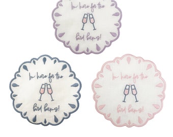 I'm Here For The Bird Bams Mahjong Linen Napkins