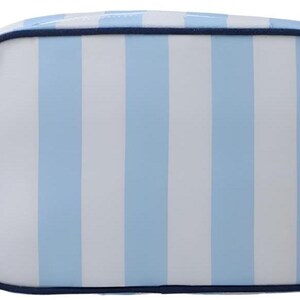 monogrammed mahjong tile bag blue