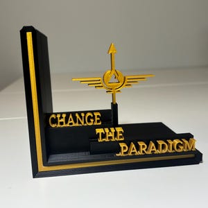 Red Rising Bookend: 3D Printed Sci-Fi Book Decor