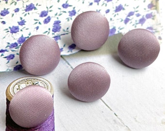 Handmade Light Parma Purple Violet Satin Coat Mariage Robe Wedding Gown Jacket Dress Fabric Buttons Boutons , CHOOSE SIZE 5's