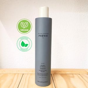 Hair Shampoo | blonde hair | Purple Shampoo | Previa Haircare Silver Shampoo 250ml | Natural Hair Care & Vegan Hair Products