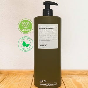Fast Hair Growth | Previa Haircare Regrowth Hair Shampoo 950ml | Thinning Hair Loss Shampoo | Hair Treatment | Vegan & Natural Hair Products