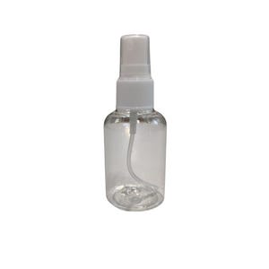 Set of 12 Clear Plastic Spray Bottles 50ml
