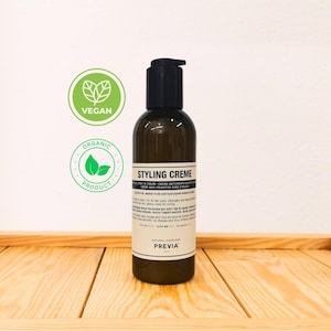 Leave-In Conditioner| Anti-Frizz Cream for All Hair Types | Previa Styling Crème 200ml | Hair Styling | Hair Serum | Hair Products