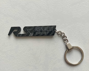 Renault Sport RS Carbon Fiber Keyring