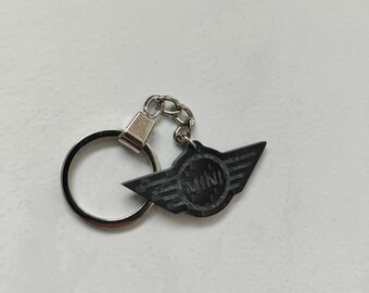 Mini Carbon Fiber Keychain