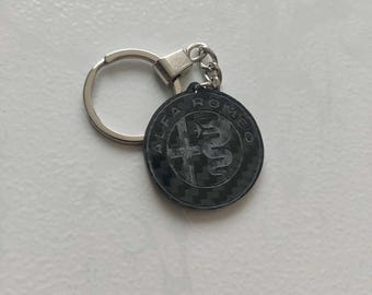 Alfa Romeo Carbon Fiber Keyring