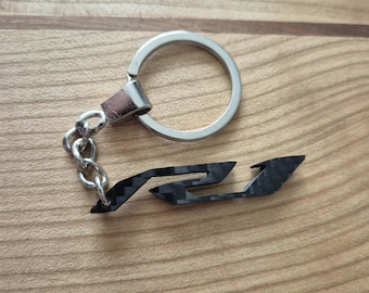 Yamaha R1 Carbon Fiber Keyring