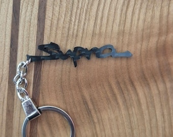 Toyota Supra Carbon Fiber Keyring