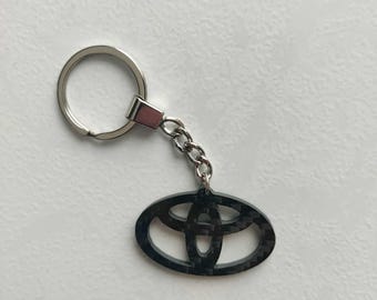 Toyota Carbon Fiber Keyring
