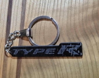 Honda Civic Type R Carbon Fiber Keyring
