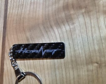 Llavero de fibra de carbono del Honda Hornet