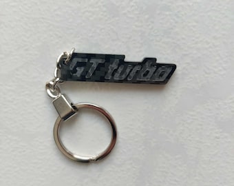 Llavero GT Turbo de fibra de carbono