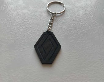 Renault Carbon Fiber Keyring