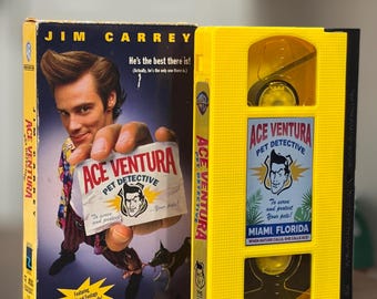 Ace Ventura Custom VHS - Jim Carrey Limitierte Auflage Benutzerdefiniert