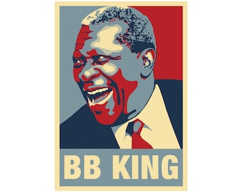 B B King Blues Man Poster -  First in Series