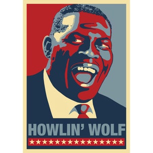 HOWLIN' WOLF Blues Man Poster