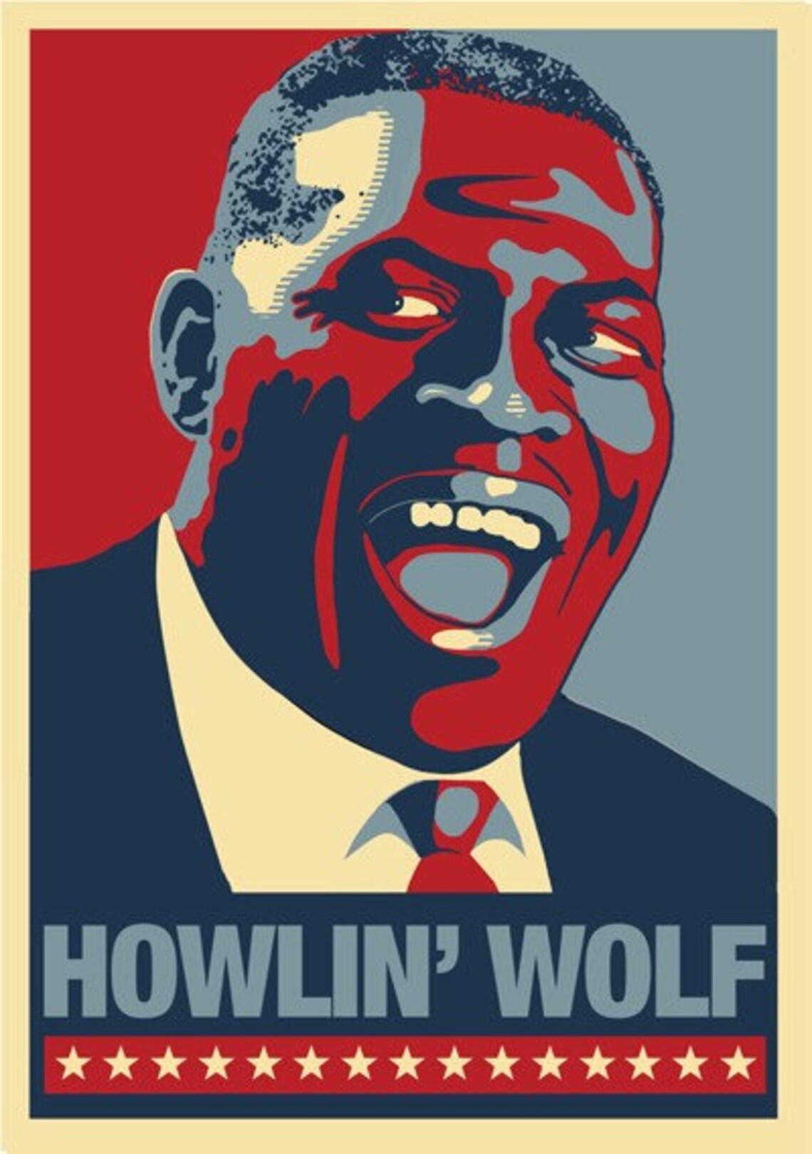 HOWLIN' WOLF Blues Man Poster - Etsy