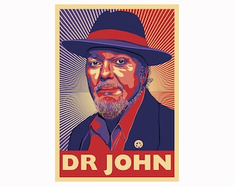 Dr John - Mac Rebennack - Print / Poster -