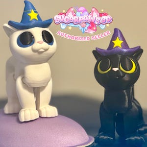 Cute Witch Cat Articulated Desk Fidget Toy
