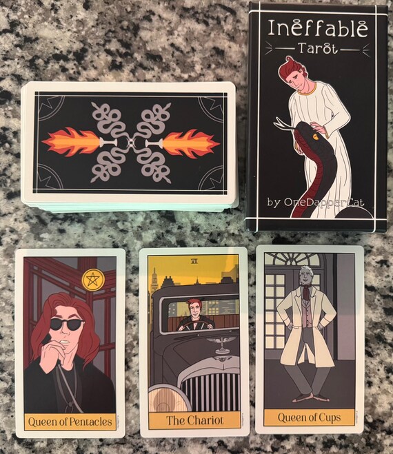 言い表せない天使と悪魔 78 枚のタロットカード - Etsy 日本