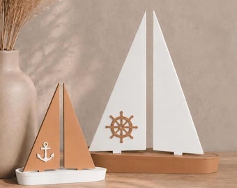 Velero impreso en 3D: regalo personalizado para entusiastas de la navegación - Náutico