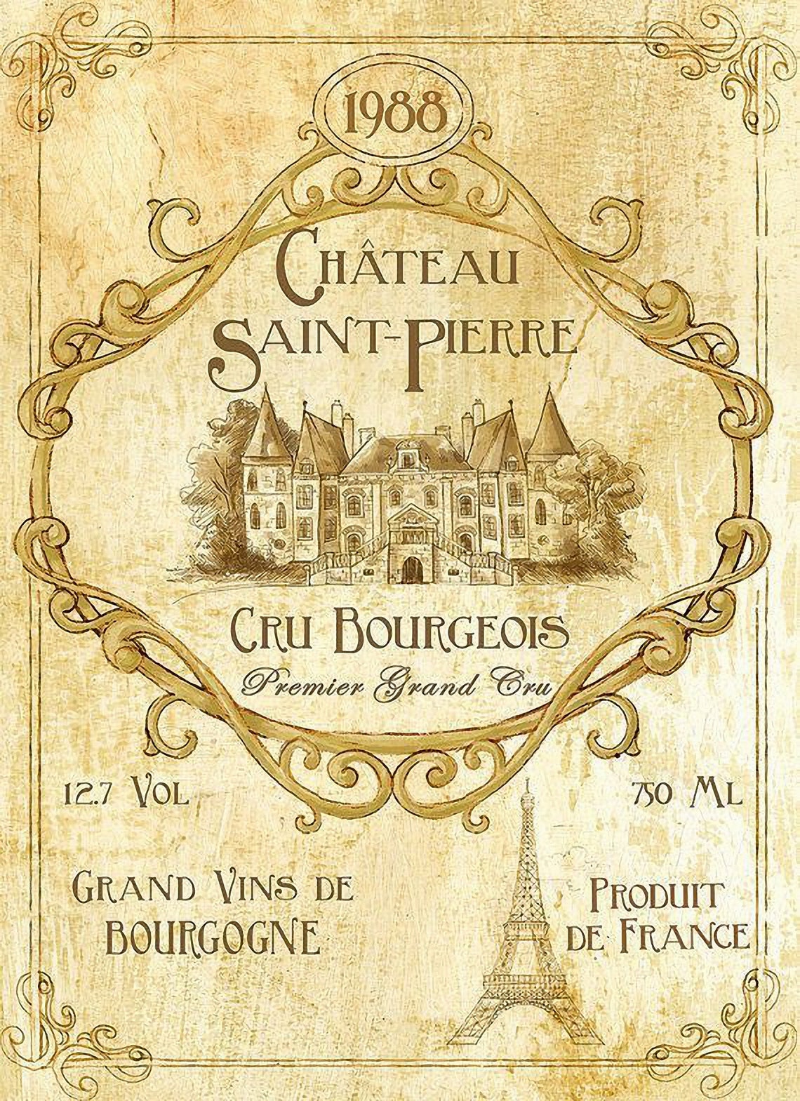 Printable Wine Bottle Labels, Printable Wine Label, Antique Wine Labels, Milestone Wine Label ...