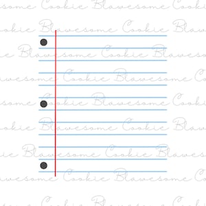 Lined Paper Stencil - 2 piece set,Cookie Stencil,Back to School,Baking Stencil