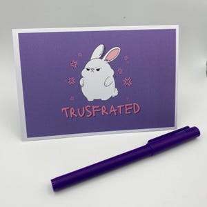 Cartão postal fosco Trusfrated do BTS (6x4)