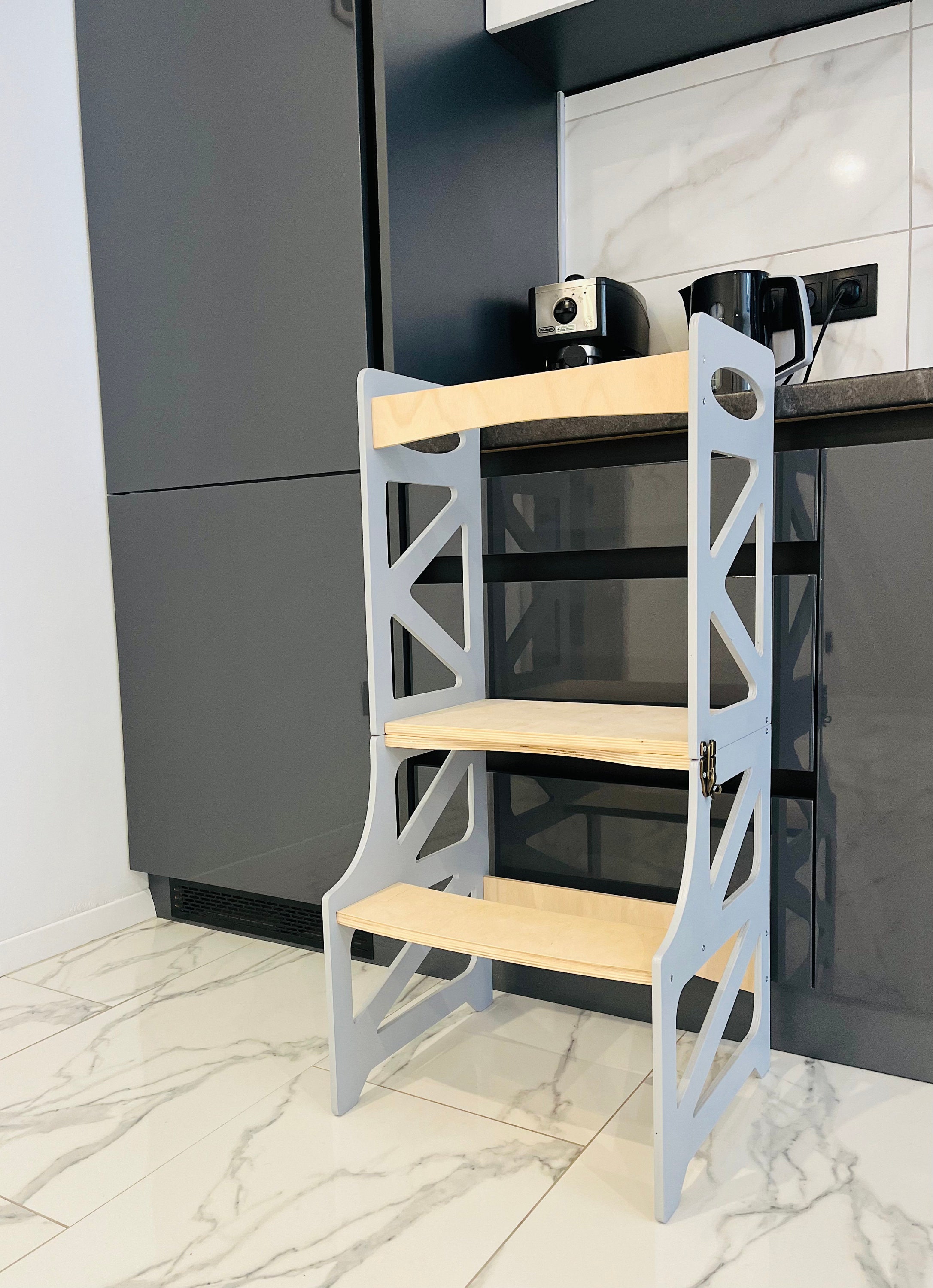 Kitchen Tower, Kitchen Tower Transformer, Children's Table, Montessori ...