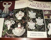 Thread Crochet Pattern An Angel Assortment to Crochet Leisure Arts 2192 Crocheting Pattern Leaflet Eunice Svinicki