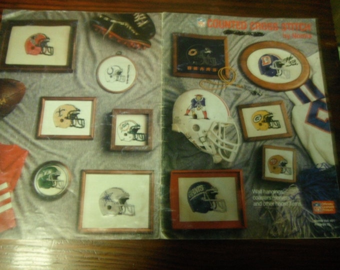 Sports Counted Cross Stitch Team NFL Nomis Volume 401 Cross Stitching