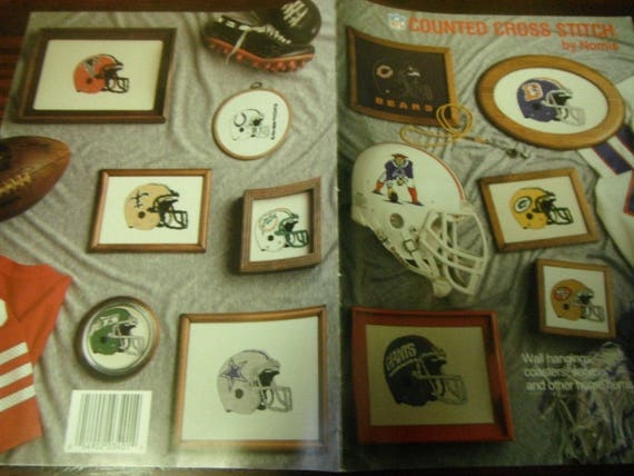 NFL Counted Cross Stitch  Cross stitch books, Cross stitch, Cross stitch  patterns