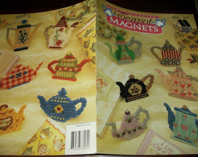 Fridgie Plastic Canvas Patterns Teapot Annie's Etsy