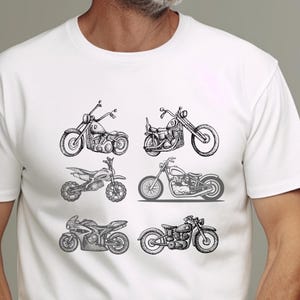 Vintage Motorcycle Design for Motorcycle Lovers Fathers Day Gift Dad Shirt for Grandpa Svg Png Pdf for DIY or Small Business Use Cricut Svg